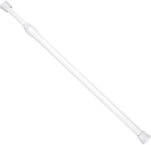 DECHOUS Barra Telescópica Ajustable para Cortinas de Ventana 40-70 CM para Baño y Cocina Instalación sin Taladro
