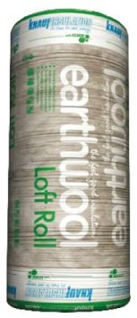 Knauf Insulation Earthwool Loft 100 Millimetre x 13.89 Square Metre Per Roll Pack of 1 Roll