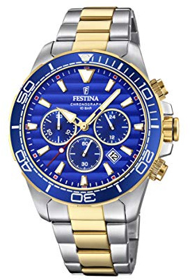 Festina Uhr Für Herren F20363/2 Prestige Multi Edelstahl Case MultiEdelstahl Band