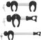 Rahmenhalter 3 Pack, 25cm+32cm+45cm Länge Abschließbare Rahmenhalterung für Fahrradträge ，für U-Bügelrohr