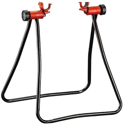 F Fityle Supporto Pieghevole per Bici da Strada, Supporto per parcheggio Biciclette con manopola di Regolazione, per Esposizione da Pavimento per Interni ed