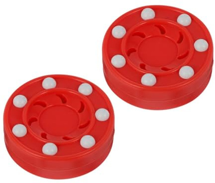 ELAYARD 2 Piezas Puck de Hockey para Patines Duradero Material Entrenamiento Profesional Callejeros Hombre Mujer