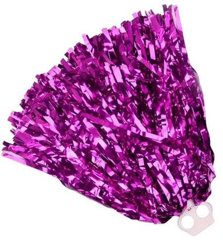 Pom Poms Cheerleading glitter Cheerleading, pompons fotboll basket match pompons Cheerleading, handblommor dans (rosenröd)