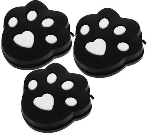 CALLARON Amortiguador de Tenis de Silicona Negro 3 Unidades, Accesorio para Raquetas de Tenis, Amortiguador de Vibraciones Profesional para Deporte al Aire Libre