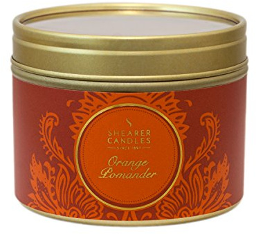 Shearer Kerze in Orangen/Zimt-Duft