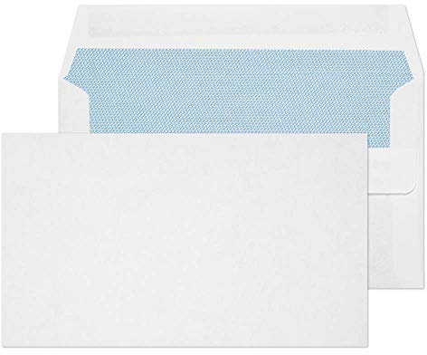 Blake Purely Everyday 89 x 152 mm 80 GSM Self Seal Wallet Envelopes (3550) White - Pack of 1000