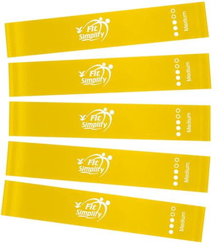 Fit Simplify Exercise Resistance Loop Bands, Set of 5