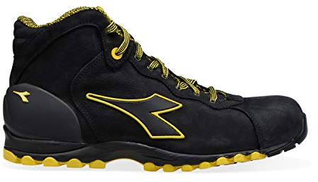 UTILITY DIADORA Men's Beat Da2 Text Low S1p HRO SRC Safety Shoes, black, 10