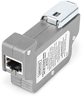 DIGITUS PoE Surge Protector RJ45 DIN-Schienenmontage Indoor