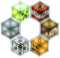 Minecraft Paladone Hexagon LED-Leuchten, Frei stehend oder zur Wandmontage, anpassbare Block-Dekoration für jedes Zimmer mit Fernbedienung