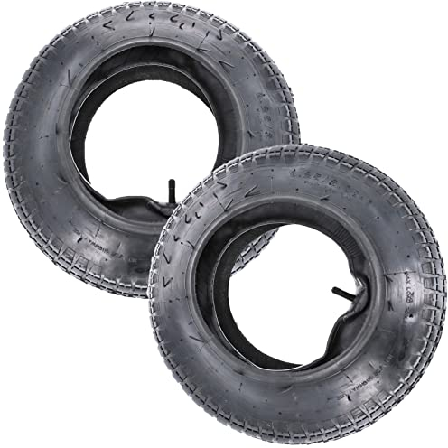 2X Reifen mit Schlauch 3.25-8 3.00-8 2PR für Schubkarre Sackkarre Decke Reifen
