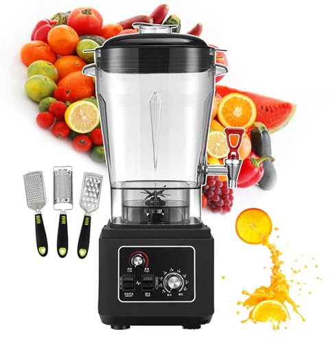 2900w Bänkblandare | Matmixer Och Nötterkvarn 11l/15l/19l | Köksdrinkmaskin | Multifunktionell Smoothiemaskin, 7 Hastigheter, Juicer, Shakes, Smoothies, Såser, Smetar,19L