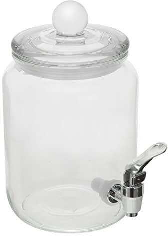 Hoement 1pieza Máquina De Bebidas Vidrio Barril De Vino Botella De Cristal Duradero Práctico Para Brandy Whisky Vodka