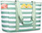 KTUEOV Strandtasche XXL Familie, 45L Wasserdicht Strandtasche mit Reißverschluss 12 Fächer Badetasche Damen Leichte und Faltbares Beach Bag Tote Bag Shopper Damen für Strand Pool Reisen Fitnessstudio