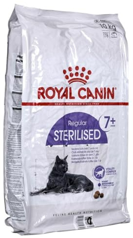 Royal Canin Féline Health Nutrition Sterilised + DE 7 Ans - 10 kg,