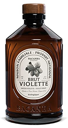 Bacanha Sirop Brut de Violette 400 ml - Veilchen Sirup aus Frankreich
