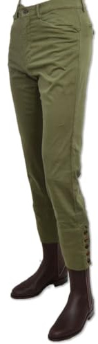 Los Nietos Pantalón Montero clásico para Adultos | Talla 58 | Color Verde | Equipamiento para el Caballo | Producto de Guarnicionería para Hípica y Doma