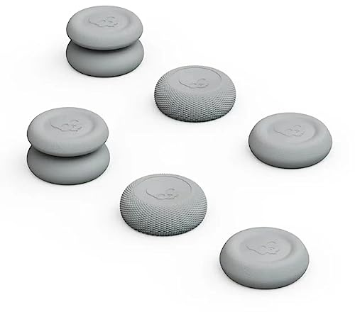 Skull & Co. Skin, CQC and FPS Thumb Grips Joystick Cap Analog Stick Cover for XBOX (XSX/XB1) Controller - StarFld Gray, 3Pairs(6pcs)