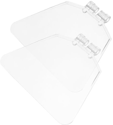 Uonlytech 2Pcs Plastic Protective Sheet for Electric Tools 8 Inch Transparent Bench Guard Shield Easy Install Eye Protection Cover