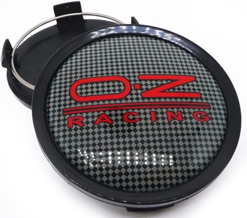 4 Stück Wagen Radnabenkappen für OZ Racing 70mm Reifen Felgen Felgendeckel Radkappen Car Hub Centre Caps Wheel Stickers,C