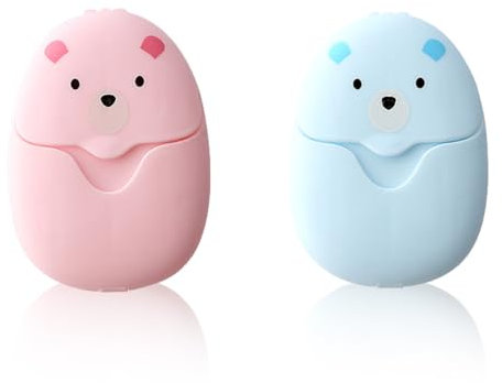 JEYORZY 2 Boxen Blätter Seife Papier Seifenblätter, Paper Soap, Seifenkiste BläTter Seife, Tragbare Seifenblätter Einweg Reisen Tragbare Papier, Mini Reisen Tragbare Papier-Seife Outdoor Papier