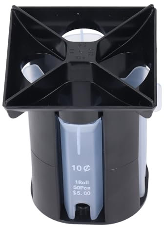 Münzroller-Zählermaschine USD-Münzsortierer Präzise 4-in-1-Münzroller-Wechselzählermaschine für 0,01 0,05 0,1 0,25 Dollar