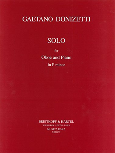Solo fur oboe und klavier hautbois