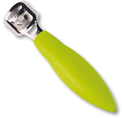 CREDO Hornhaut Safetyhobel POP ART, verchromt, grün