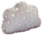 Sternkissen Leuchtend, 40cm Sternförmig Plüsch Stern Kissen Kinderzimmer Dekokissen Gefüllte Plüschkissen Graue Sternkissen Baby Kinder Stern Wolke Sternchen Zierkissen für Schlafzimmer Babyzimmer