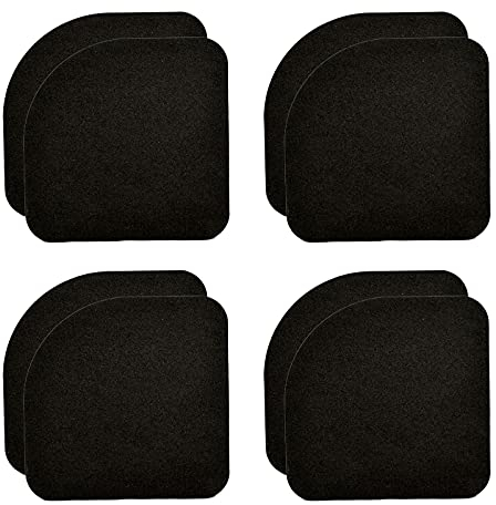 SHULLIN Lot de 8 coussinets silencieux, amortisseur de bruit, pour machine à laver, coussin anti-vibration, 7,7 x 7,7 x 0,7 cm, pour appareils électroménagers