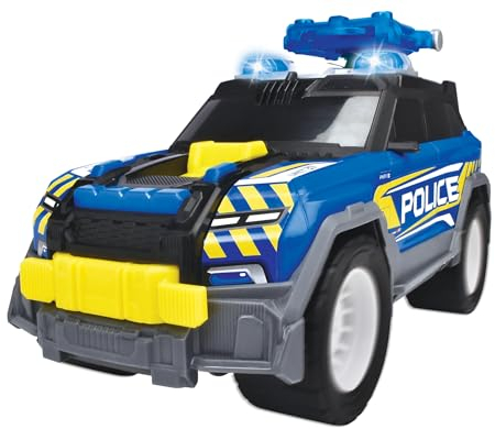 Dickie Toys - Police SUV (30 cm) - großes Polizeiauto ab 3 Jahre mit Schussfunktion & Zubehör, Polizei-Spielzeug für Kinder mit Licht & Sound, inkl. Batterien