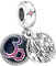 Wedanor Charme Schloss baumeln eCharms-Anhänger 925 Sterling Silber Charm Bead Pendant für Europäische Armbänder und Halsketten