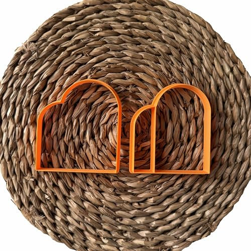 Cookies cutter - Arco Doppio composto da due pezzi come in foto - Tagliabiscotti Stampo per biscotti o pasta di zucchero - 7cm x 8cm x 1,2cm