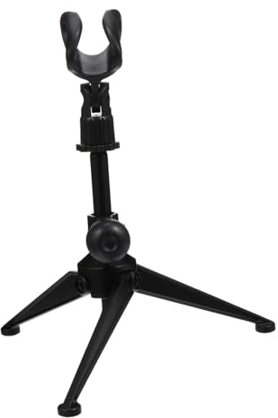 INOOMP Trépied De Microphone En Métal Réglable Noir Support Stabile Pour Micro Pied De Micro Flexibilité Accessoire Pratique Pour Studio Et Événements