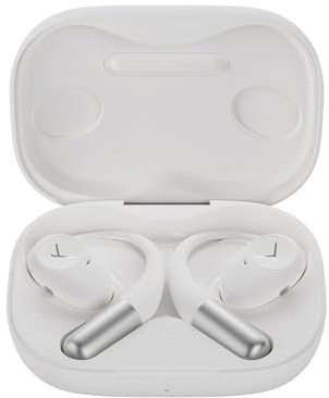 beyerdynamic AMIRON 200 Äkta trådlösa sporthörlurar med öppna öron och ergonomiska öronkrokar, Bluetooth 5.3, 36 timmars batteritid under i krämfärg