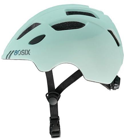 80SIX pendlare i form hjälm aqua matt JR/XS