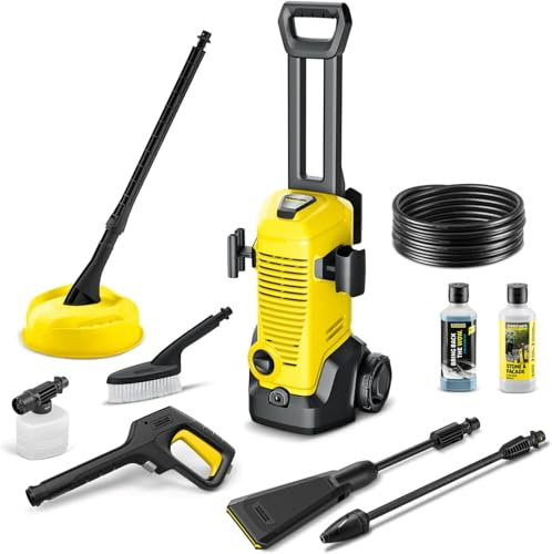 Kärcher high-pressure washer K 3 eco!Booster Car & Home, pressure: max. 120 bar, flow rate: 380 l/h, area: 25 m²/h, weight: 4.5 kg, high-pressure gun, eco!Booster, dirt blaster, Car & Home Kit