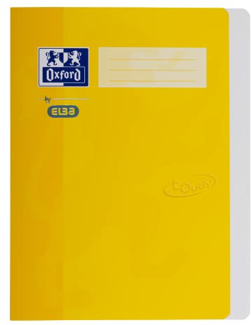 Oxford Schnellhefter A4, fester Karton, Soft Touch-Oberfläche, gelb