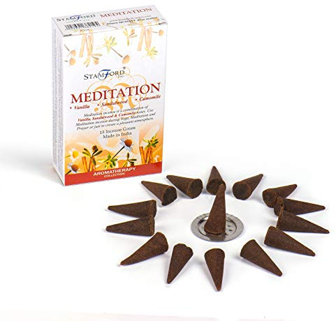 Ancient Wisdom Meditation Stamford Incense Cones 15 Cones