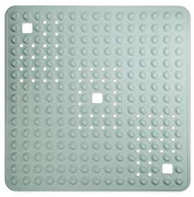 WohnDirect Duschmatte Mint/quadratisch: 60x60 cm - sehr rutschfest & sehr robust - Antirutschmatte für Dusche oder Badewanne - waschbar bei 60°C