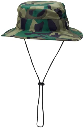 Hurley Herren M Back Country Boonie Hats, Camouflage Grün, Einheitsgröße