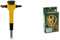Theo Klein 8405 Martillo Neumático Bosch, Movimiento Ascendente Y Descendente De La Broca A Pilas + 8535 Set De Accesorios De 3 Piezas Bosch, Guantes De Trabajo
