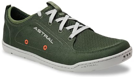 Astral Men's Loyak Shoes - Barefoot, Quick-Drying, Minimalist Sneaker for Casual Wear, Water Sports, Travel, & Hiking - Fern Green - Men's 10