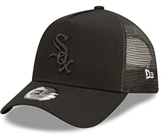 New Era A-Frame Trucker Cap Baseball Fanartikel Chicago White Sox MLB Schwarz - One-Size