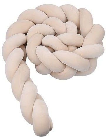 IIQI® geflochtenes Seitenschläferkissen, Superweich Knotenkissen, Deko Kissen Für Wohnzimmer (B122,200cm)