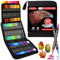 Funnasting Acrylic Paint Pens, 60 Colors Dual Tip Acrylic Paint Markers, Glass Paint Marker Pens with Brush Tip and Fine Tip, Rock Painting Pens for Easter Eggs, Stone, Wood, Canvas, Ceramic Surfaces