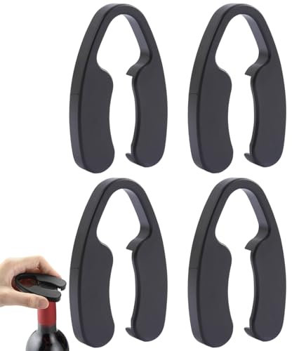 4PCS Wine Foil Cutter Black Foil Cutter Handheld Foil Cutter for Wine Bottles Blade Foil Paper Cutter Portable Wine Bottle Foil Cutter Wine Tool Accessory for Wine Lovers