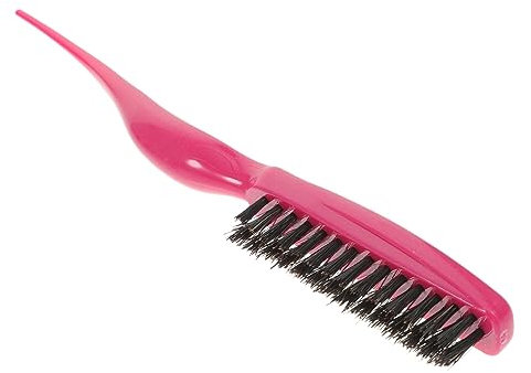 TOVINANNA Spazzola Per Capelli Con Setole Di Cinghiale Leggera e Compatta Pettine Stuzzicare Con Punta Affusolata e Manico Ergonomico Per Styling Delicato Liscia e Protegge Capelli Senza