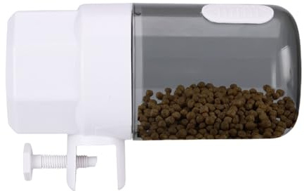 Automatic Fishes Food Dispenser Large Capacity Plastomer Tanks Timer Device Or Pellets Flakes Stick Dispenser Fishes Food Storage Feeders