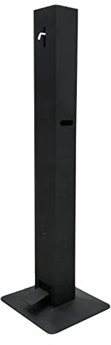 Soporte dispensador de desinfectante operado con pies con bandeja de goteo para gel y jabón, ideal para oficinas, inodoros y restaurantes
